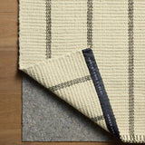 Amber Lewis x Loloi Harlan Ivory / Charcoal Rug RUGS - wool Loloi