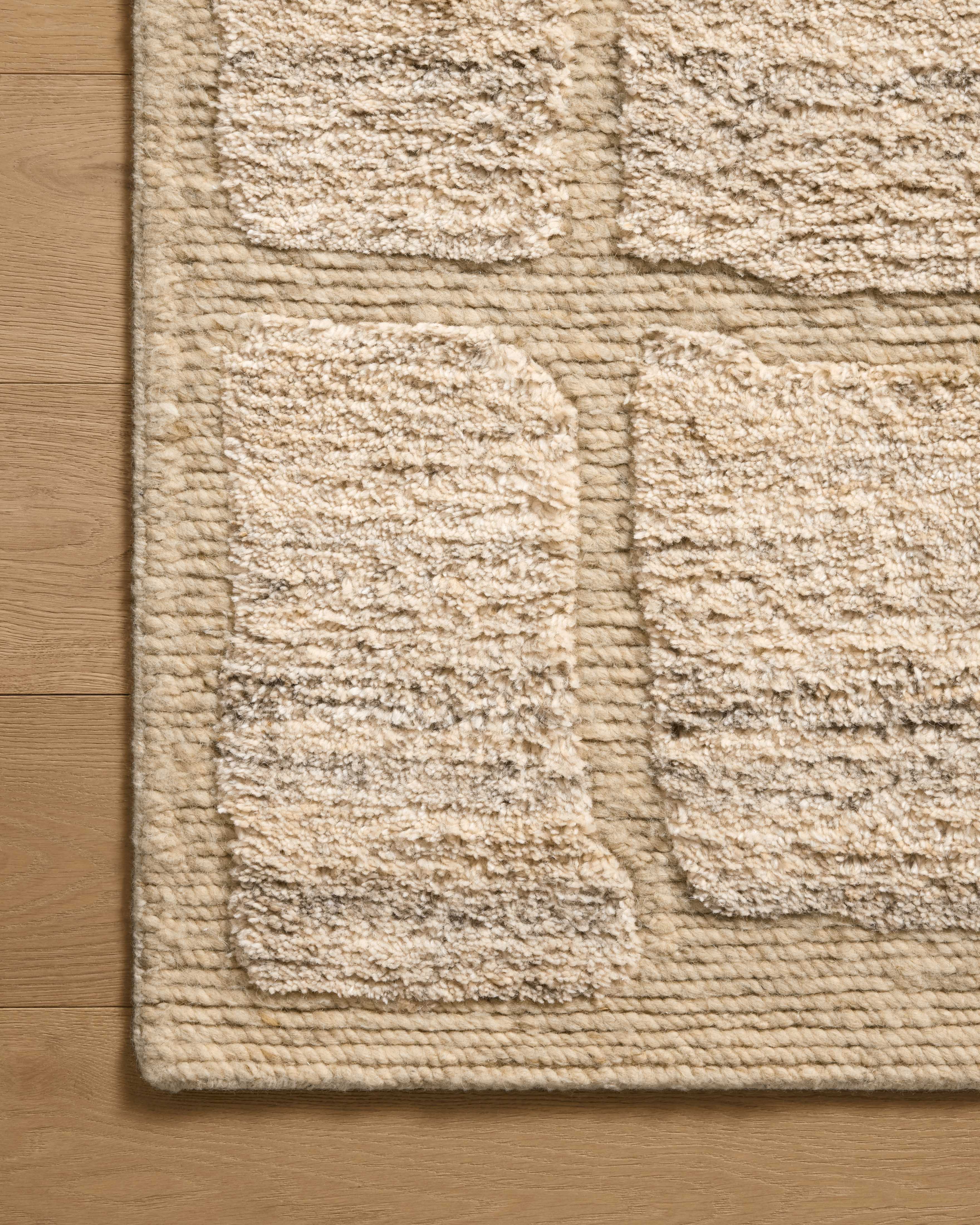 Loloi Hughes Natural Rug RUGS - wool Loloi