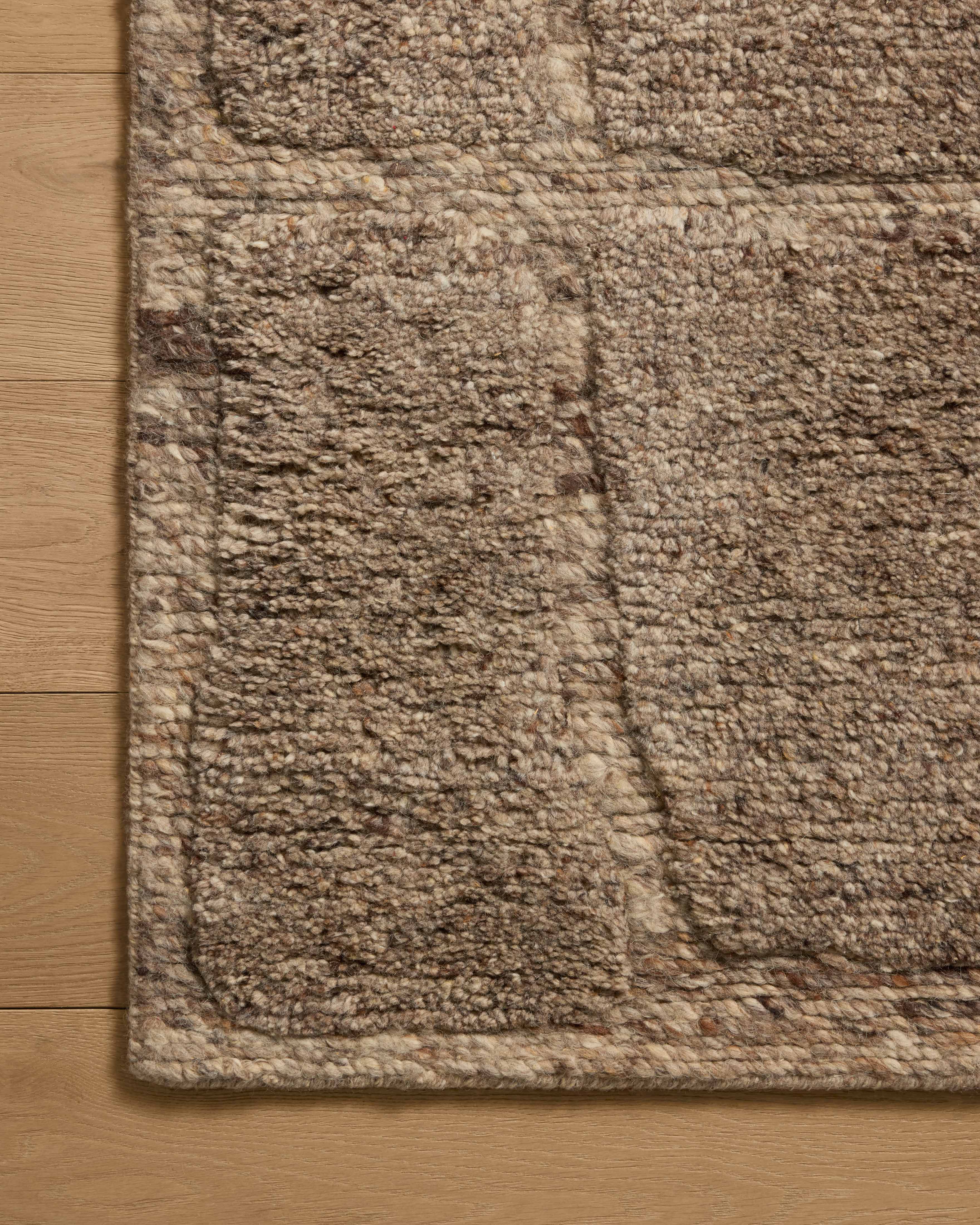 Loloi Hughes Taupe Rug RUGS - wool Loloi