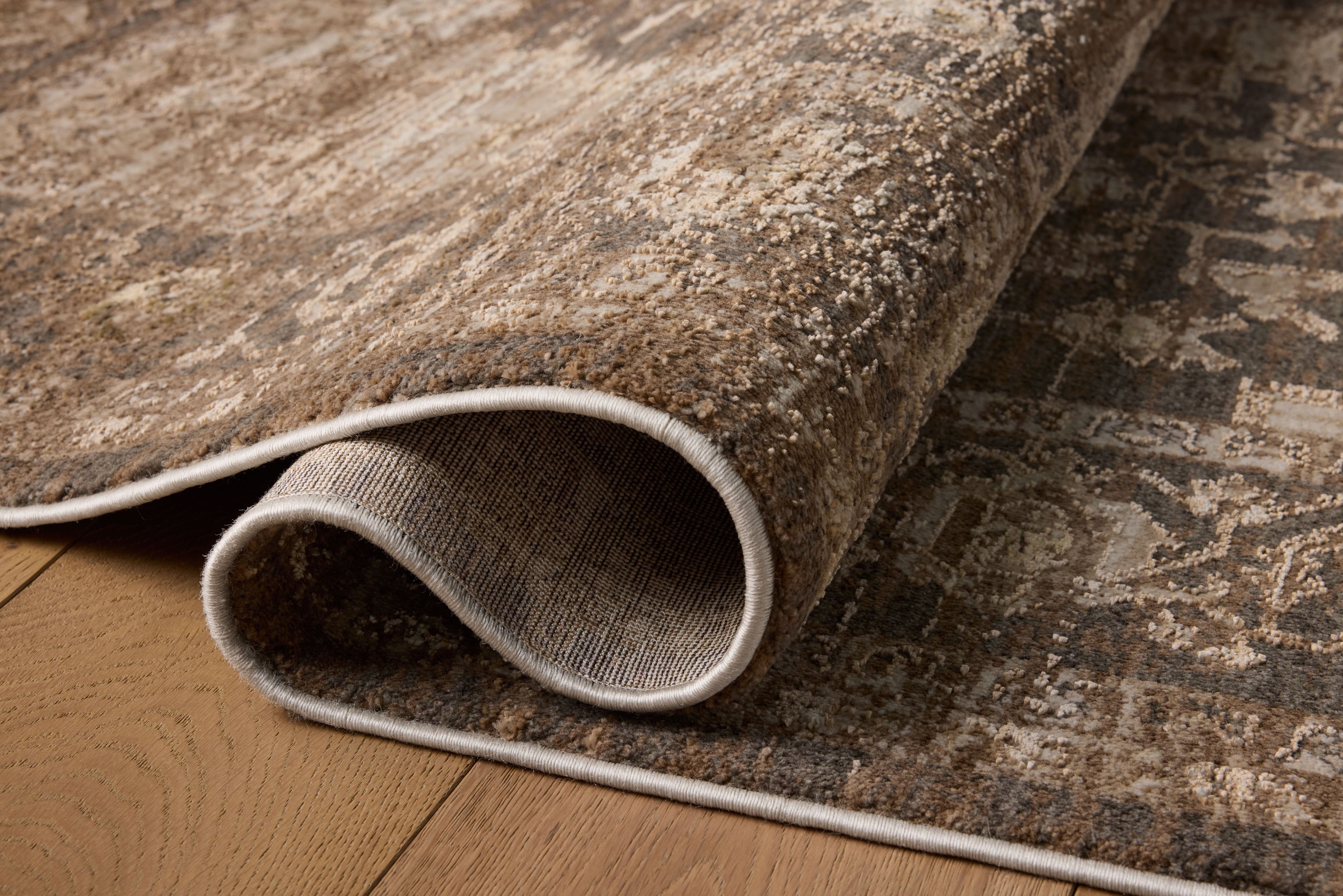 Loloi Haywood Charcoal / Mocha Rug RUGS - synthetic Loloi