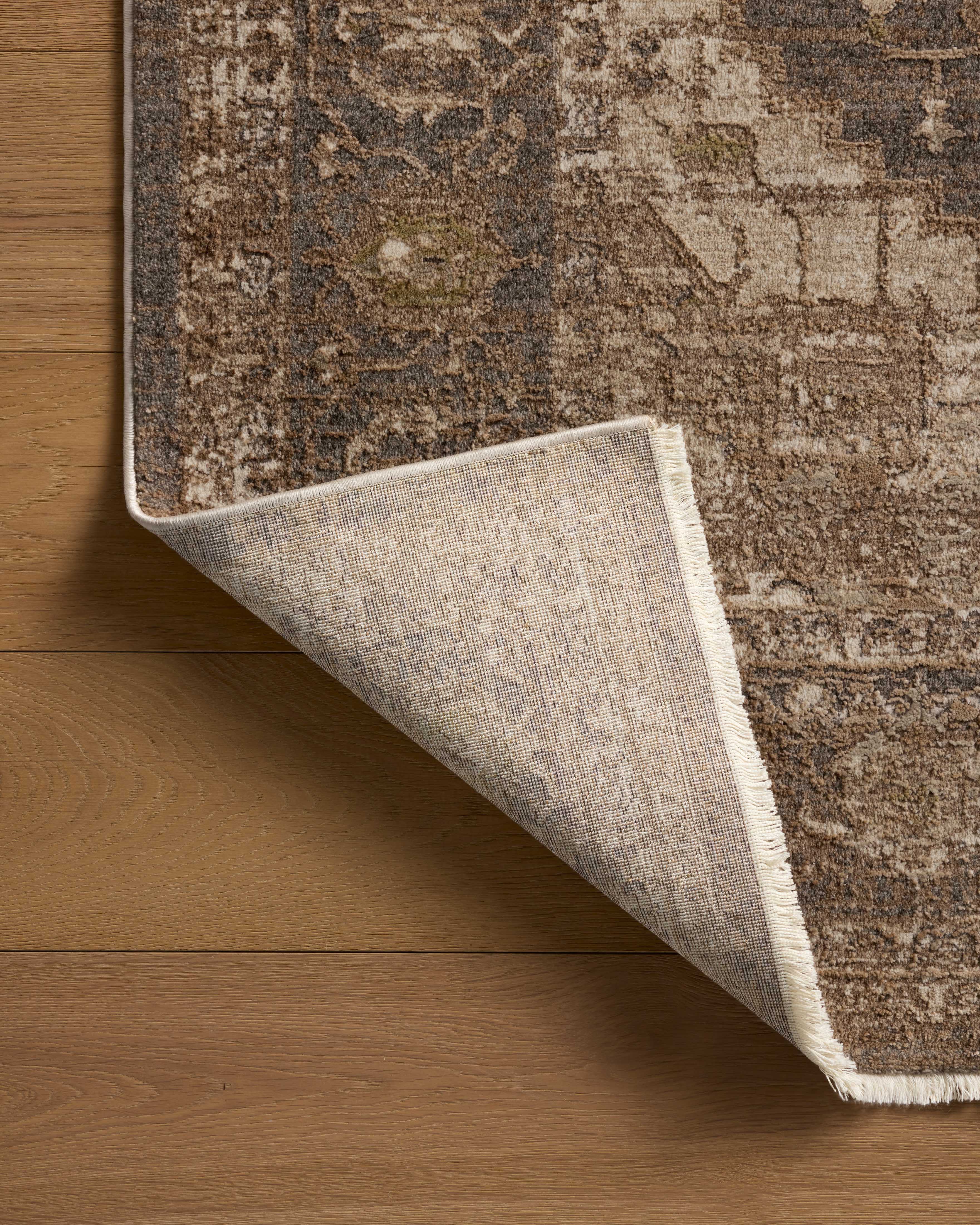 Loloi Haywood Charcoal / Mocha Rug RUGS - synthetic Loloi