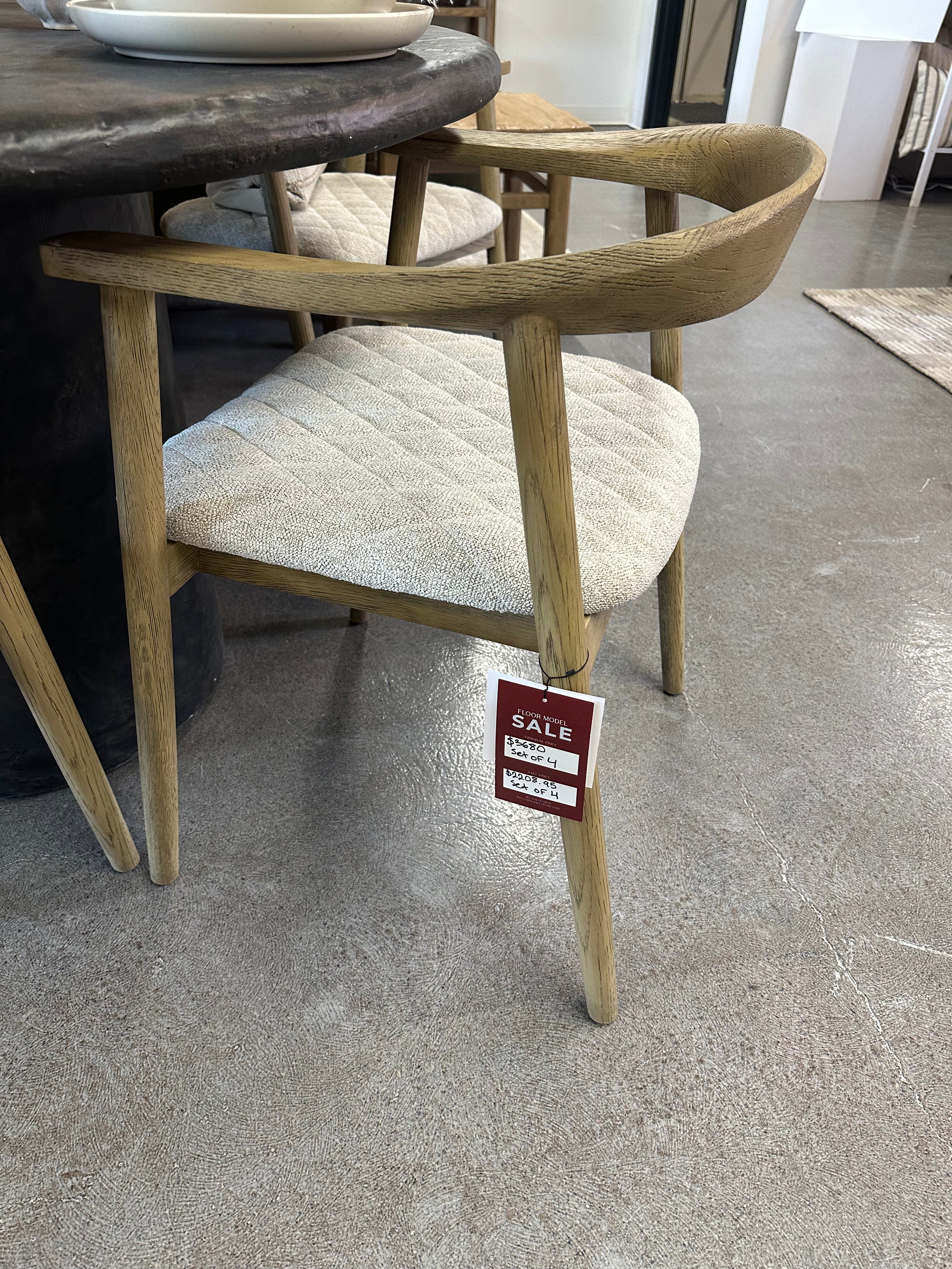 FLOOR MODEL - Jeremy Dining Armchair - set of 4 FURNITURE - floor model Sunpan