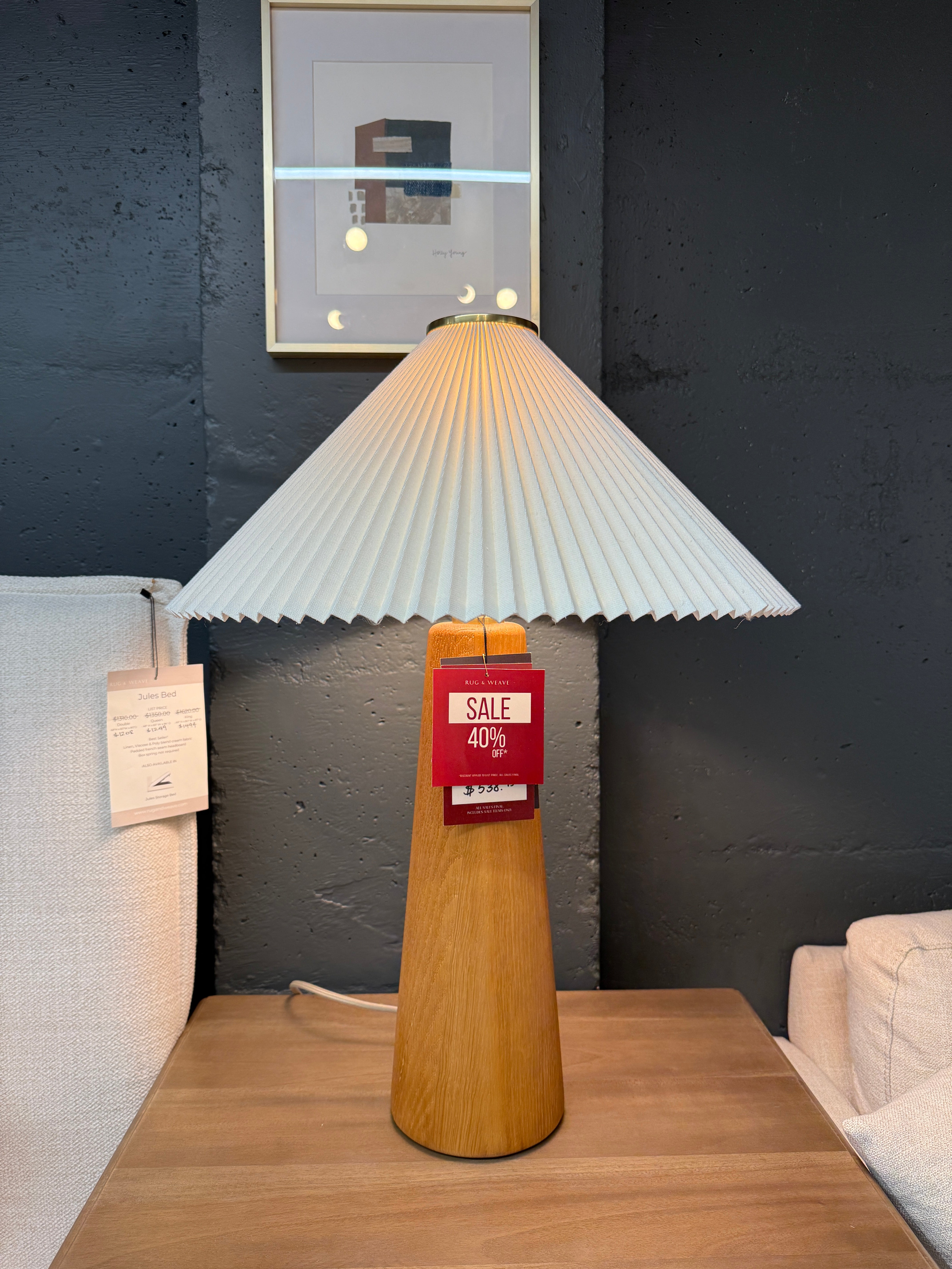 FLOOR MODEL - Nora Table Lamp LIGHTING - floor model Four Hands