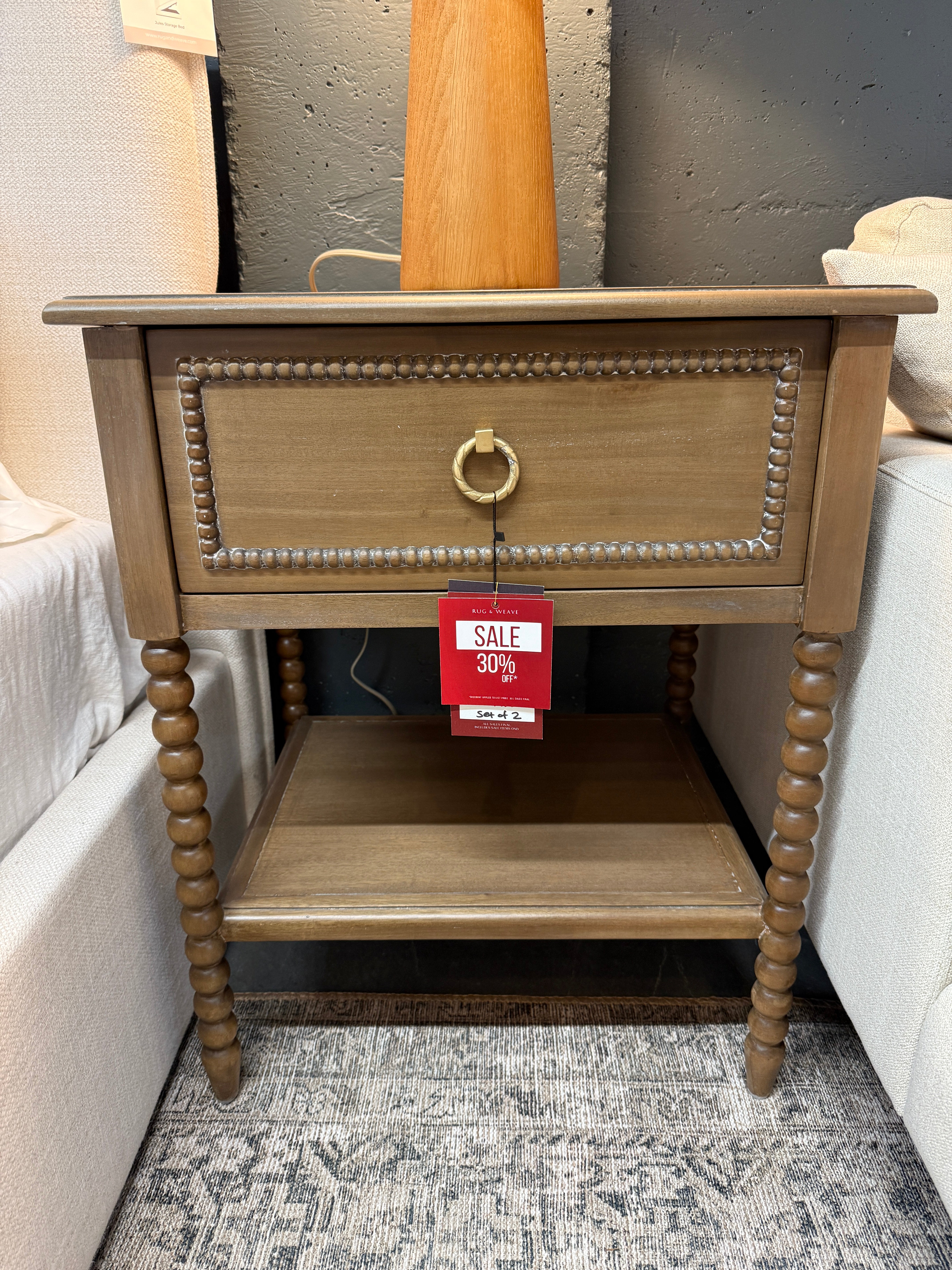 FLOOR MODEL - Chloe Nightstand - set of 2 FURNITURE - floor model Bramble