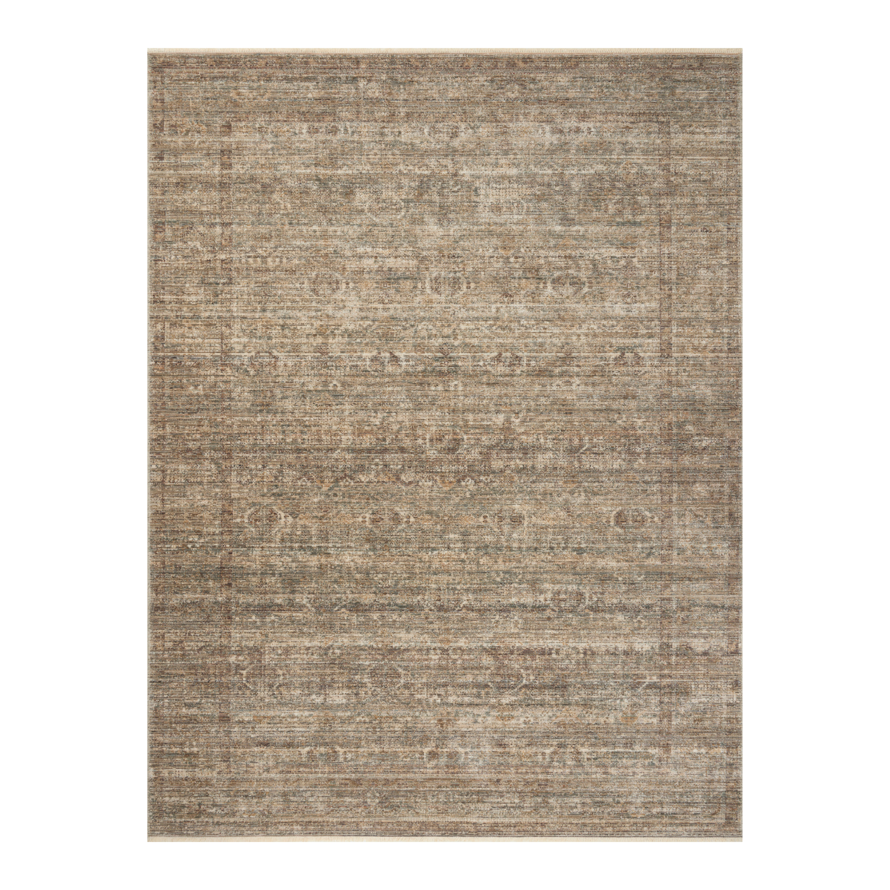 Amber Lewis x Loloi Molly Tobacco / Sage Rug 0-RUGS-patterned Loloi