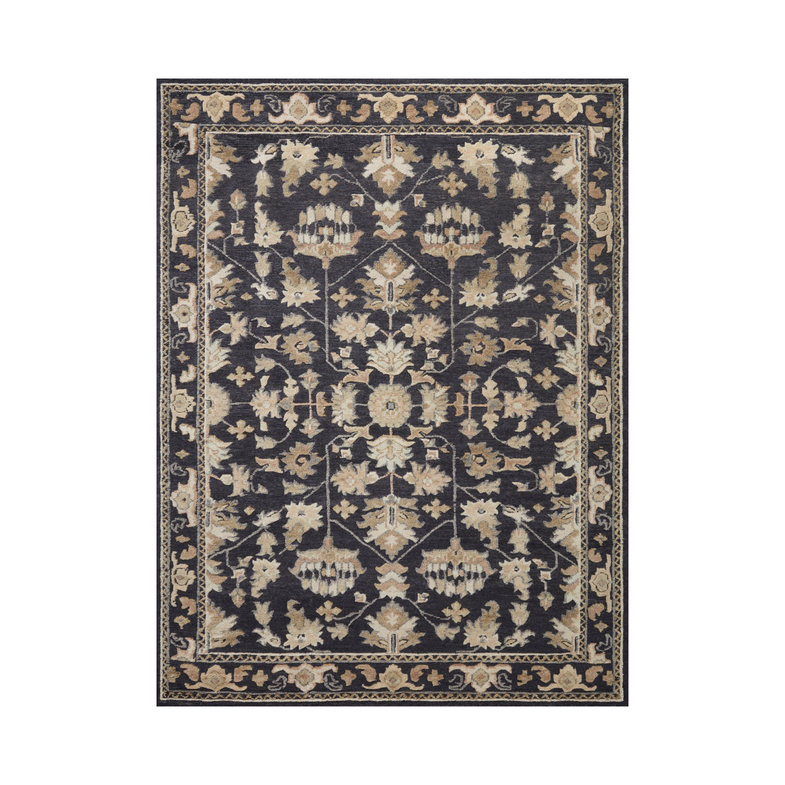 Magnolia Home by Joanna Gaines x Loloi Ingrid Navy / Multi Rug 0-RUGS-patterned Loloi