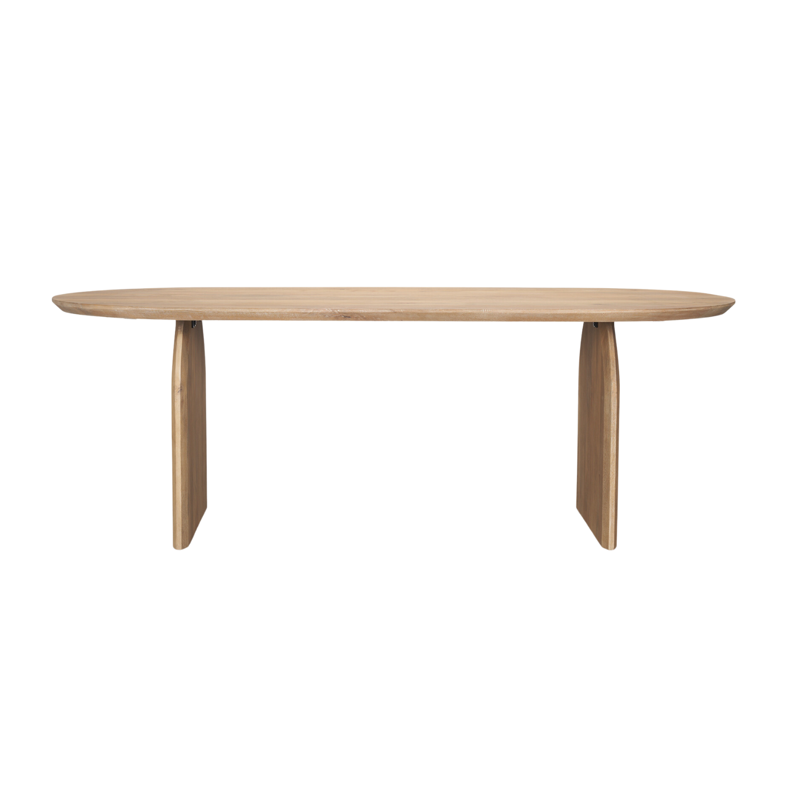 Ireland Dining Table 9 - a - FURNITURE - Dining Table - round Mercana Light Brown
