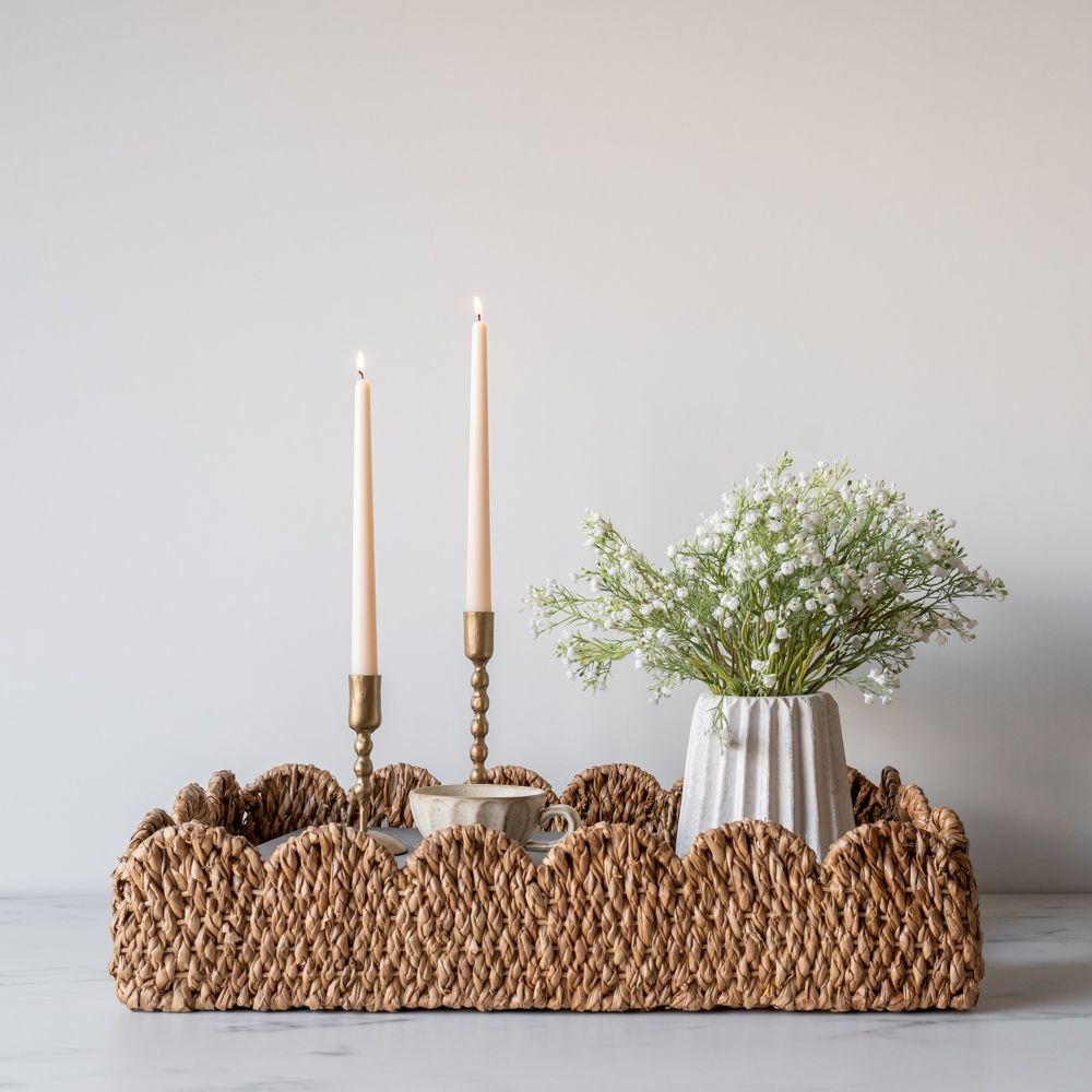 Taper Candle Holders with Bauble Detail candle holder Creative Co-op (DYA)