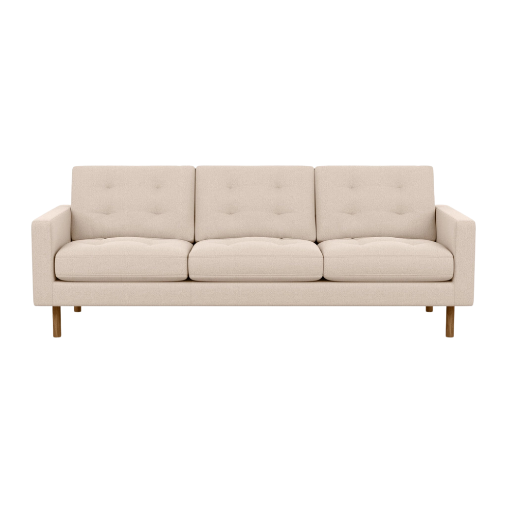 Joan 87" Sofa - Panama Natural 1 - FURNITURE - sofa EQ3