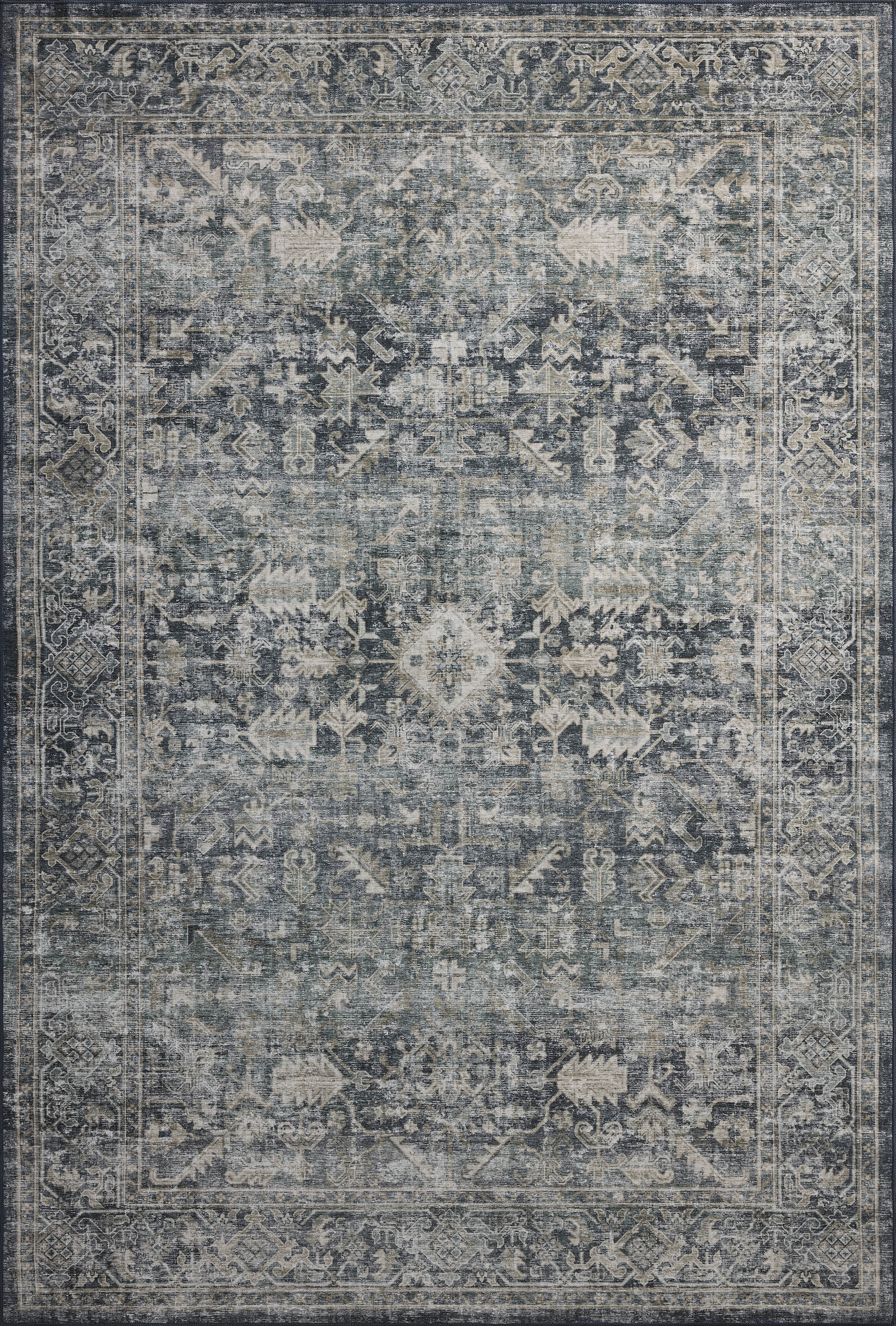 IN STORE - Loloi Josie Ocean / Natural Washable Rug IN STORE - Rugs Loloi