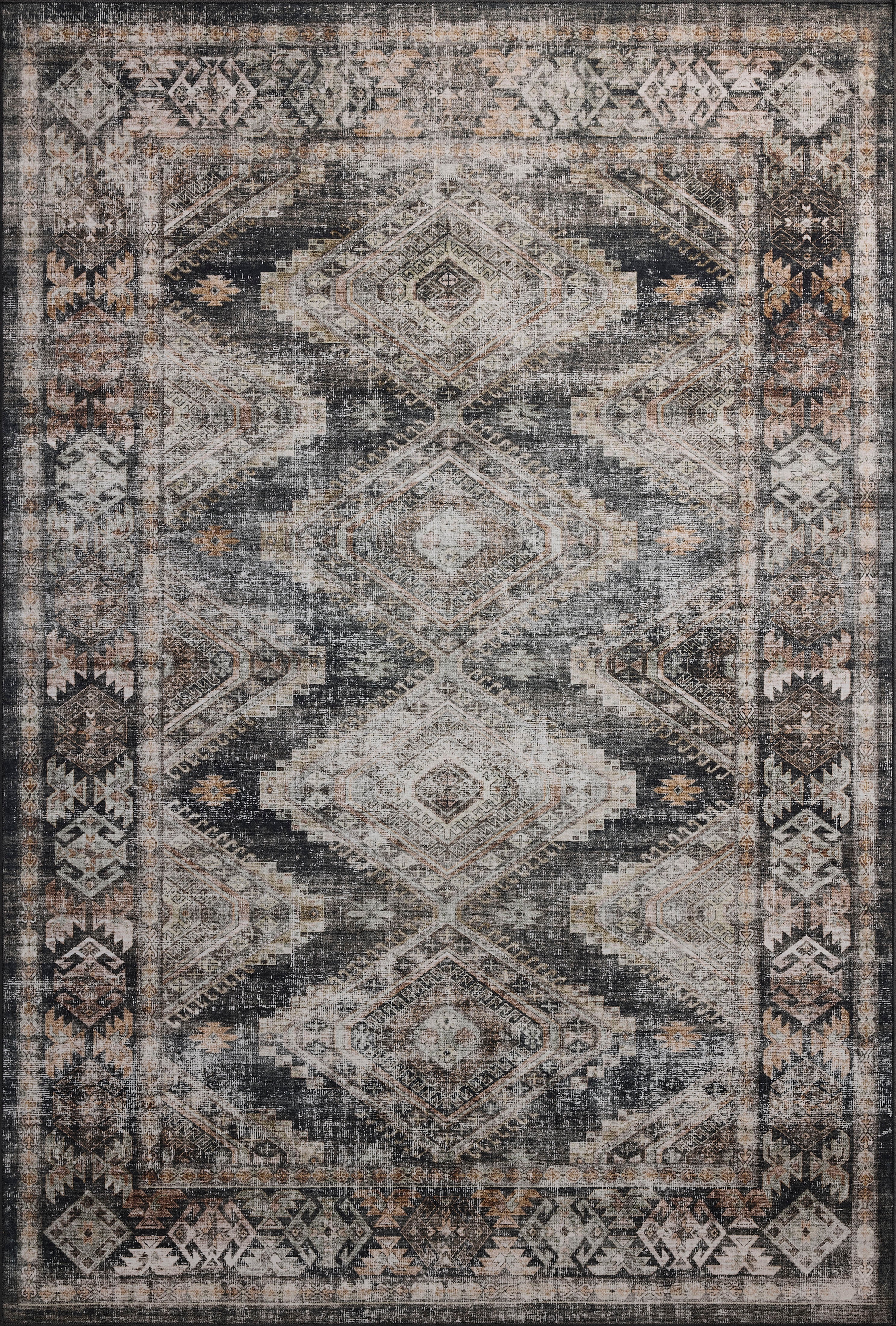 IN STORE - Loloi Josie Ink / Earth Washable Rug IN STORE - Rugs Loloi