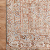 Chris Loves Julia x Loloi Jules Tangerine / Mist Rug RUGS - patterned Loloi