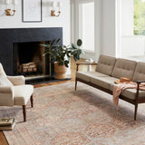 Chris Loves Julia x Loloi Jules Tangerine / Mist Rug RUGS - patterned Loloi