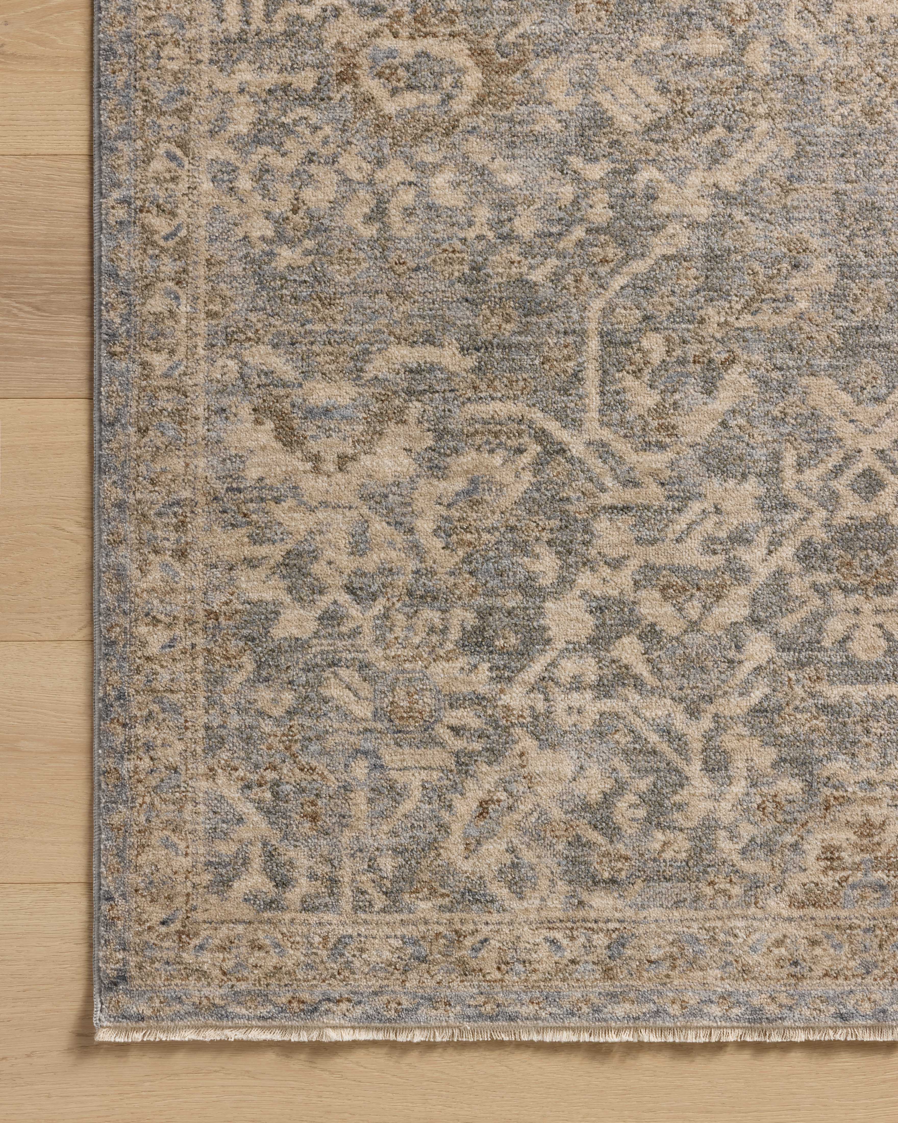 Magnolia Home by Joanna Gaines x Loloi Junie Blue / Natural Rug RUGS - vintage inspired Loloi