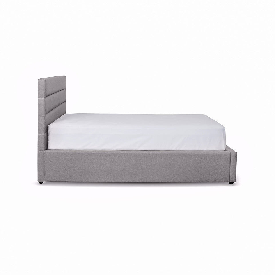 Jasmin Storage Bed - Greige 13 - FURNITURE - bed Style in Form
