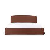 Jones Bed 13 - FURNITURE - bed Moe's Furniture Rust Queen
