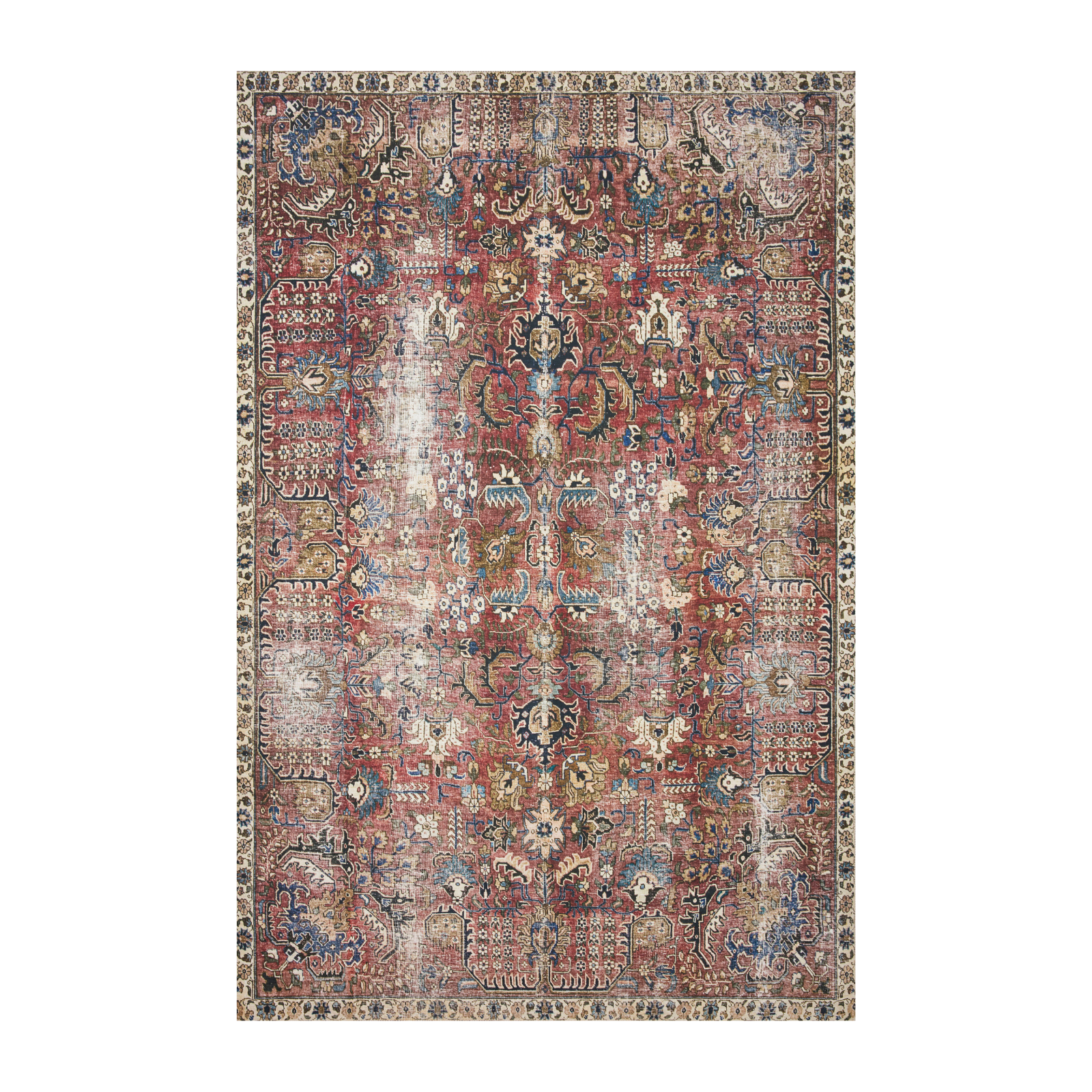 Loloi Jules Merlot / Multi Rug RUGS - patterned Loloi