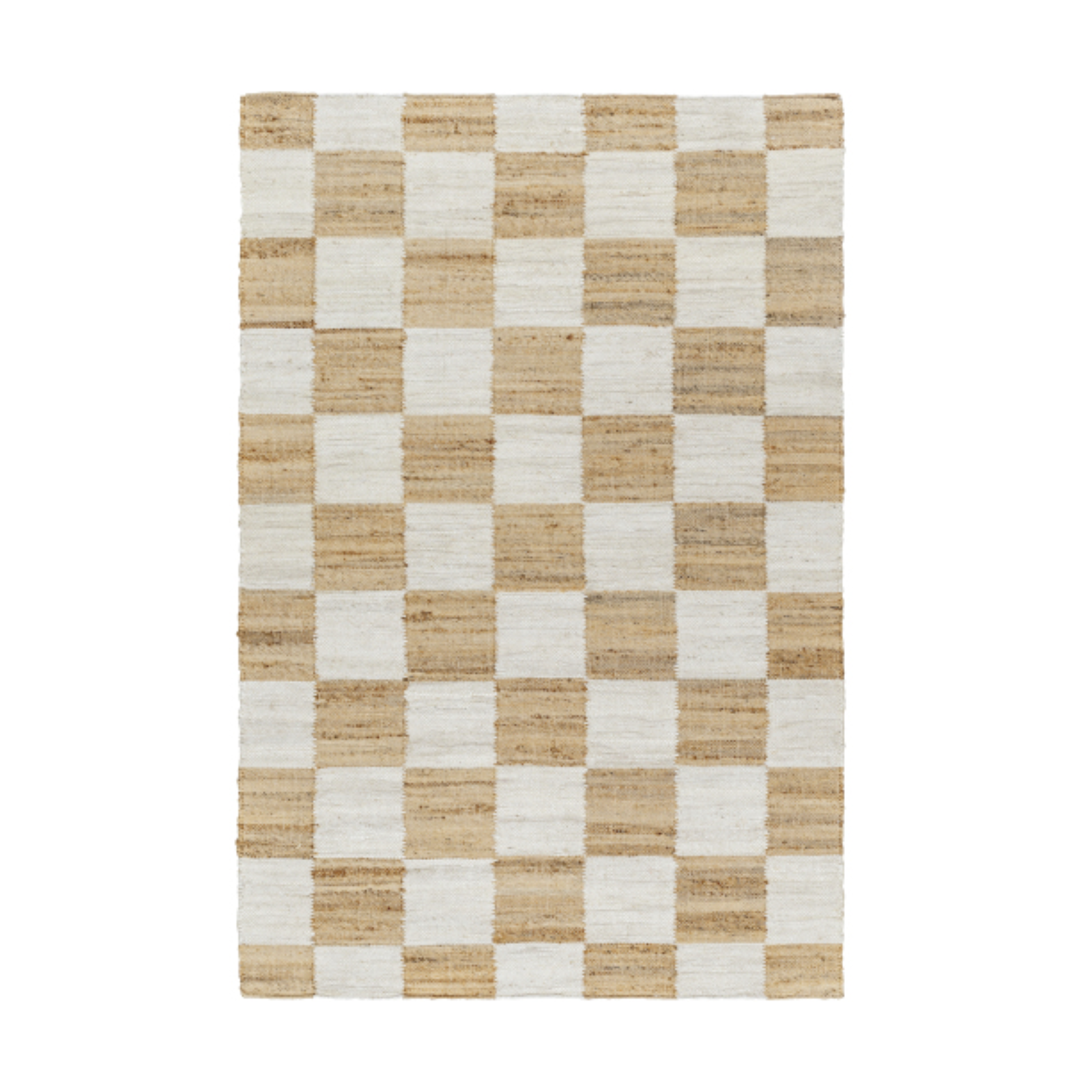 Becki Owens Kamey Checkered Jute Rug 0-RUGS - jute Surya