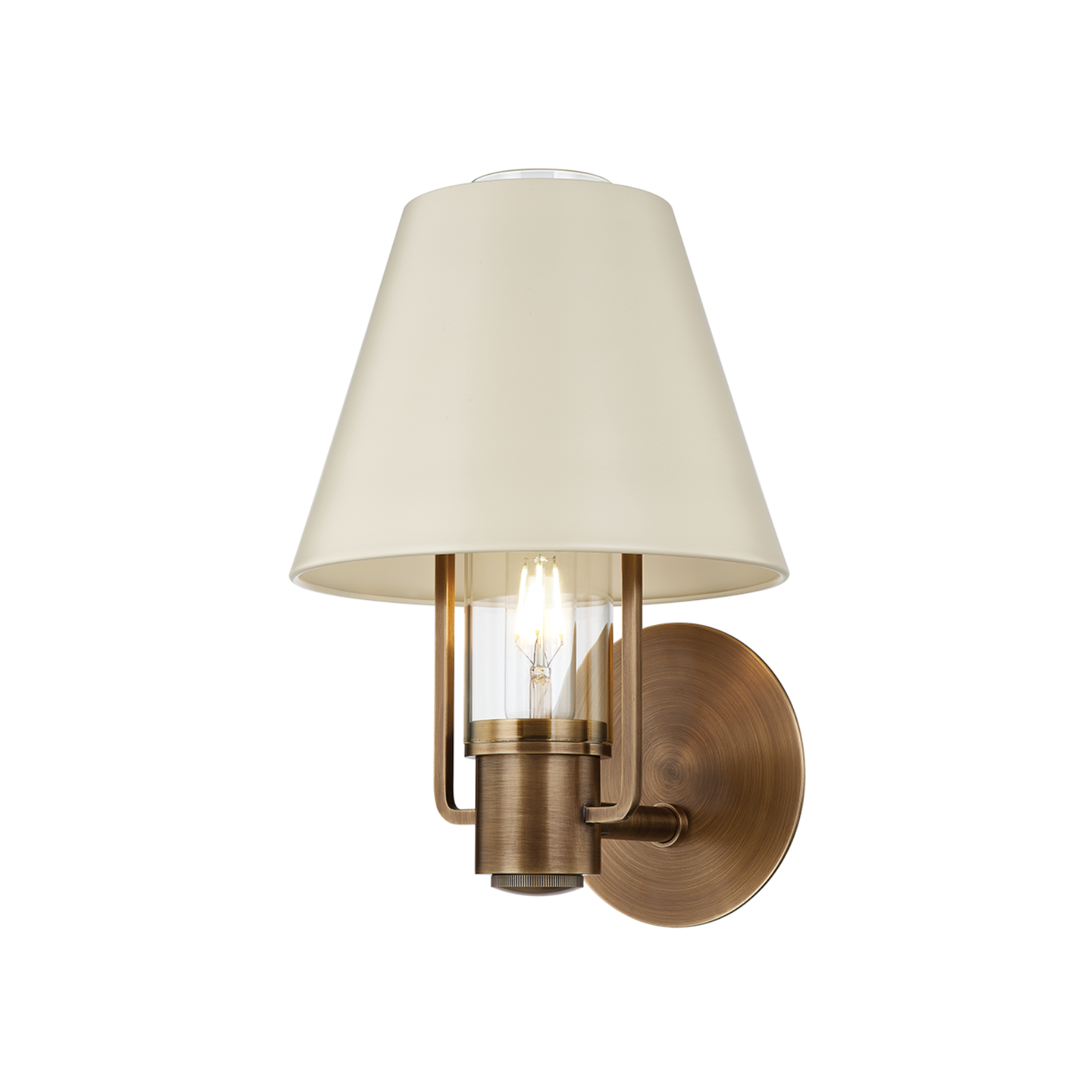 Kindle Sconce LIGHTING - sconce Hudson Valley Lighting Patina Brass