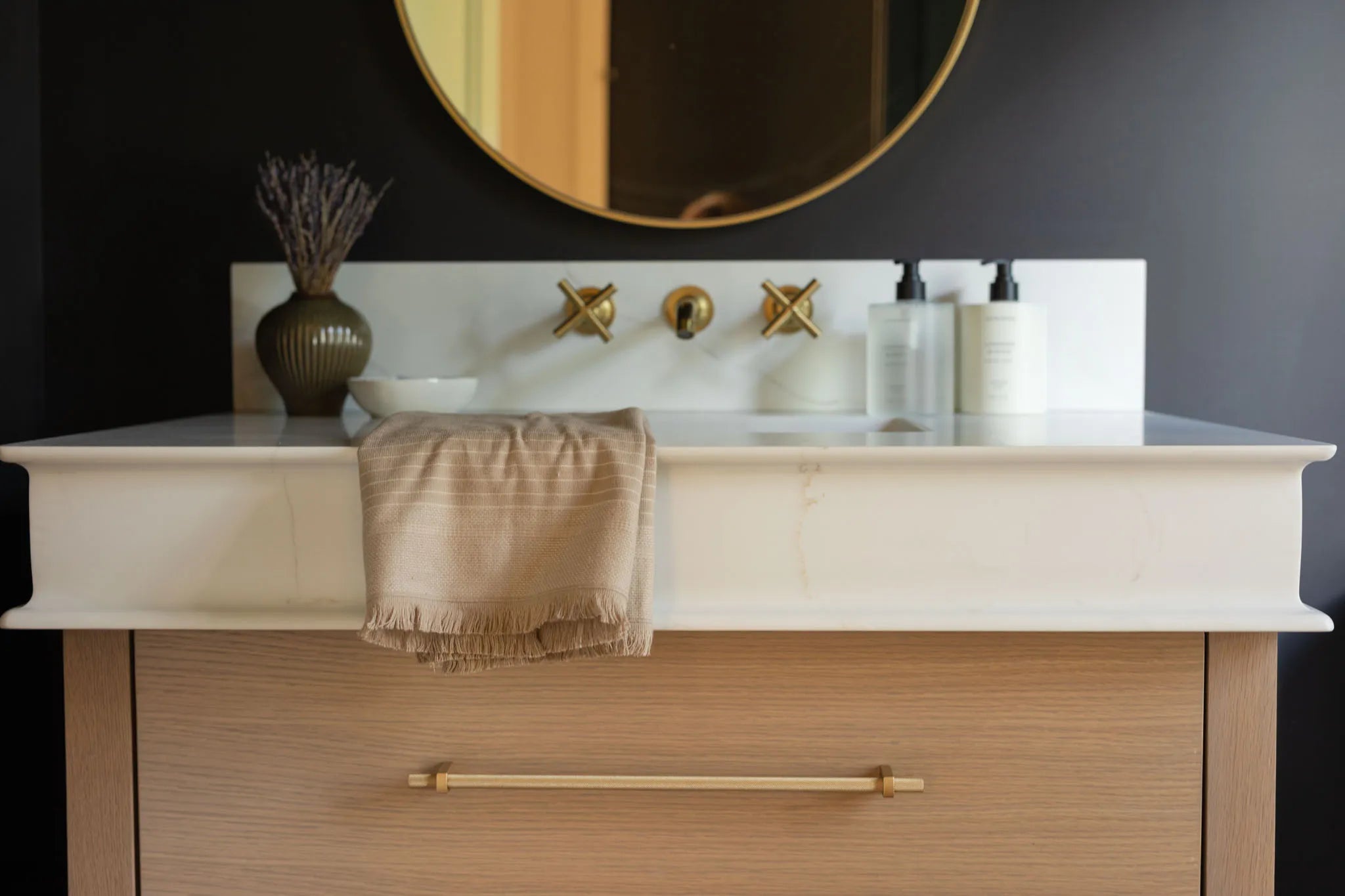 Turkish Cotton Striped Hand Towel hand towel Pokoloko