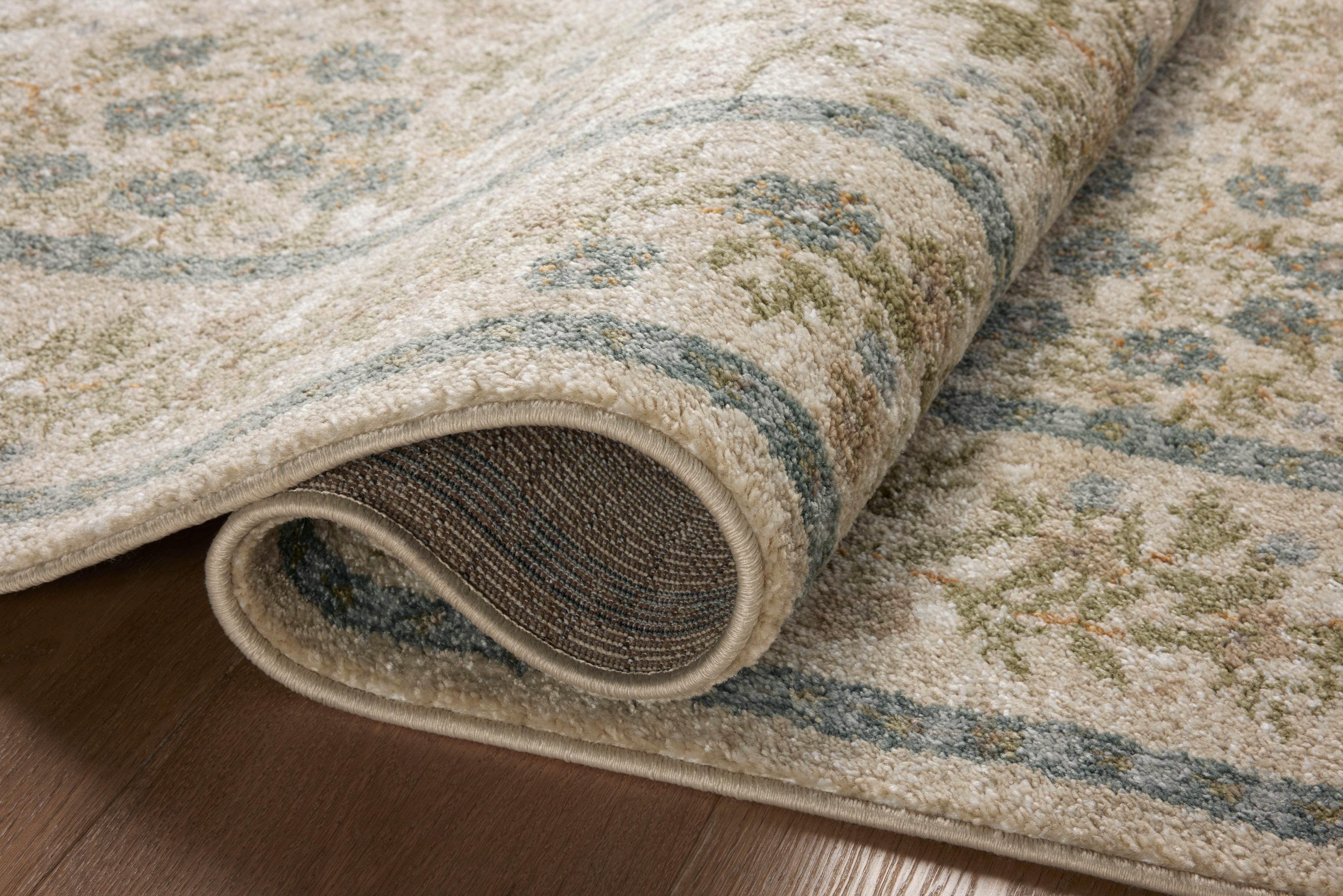 Rifle Paper Co. x Loloi Laurel Wildwood Garden Cream Rug 0-RUGS-patterned Loloi