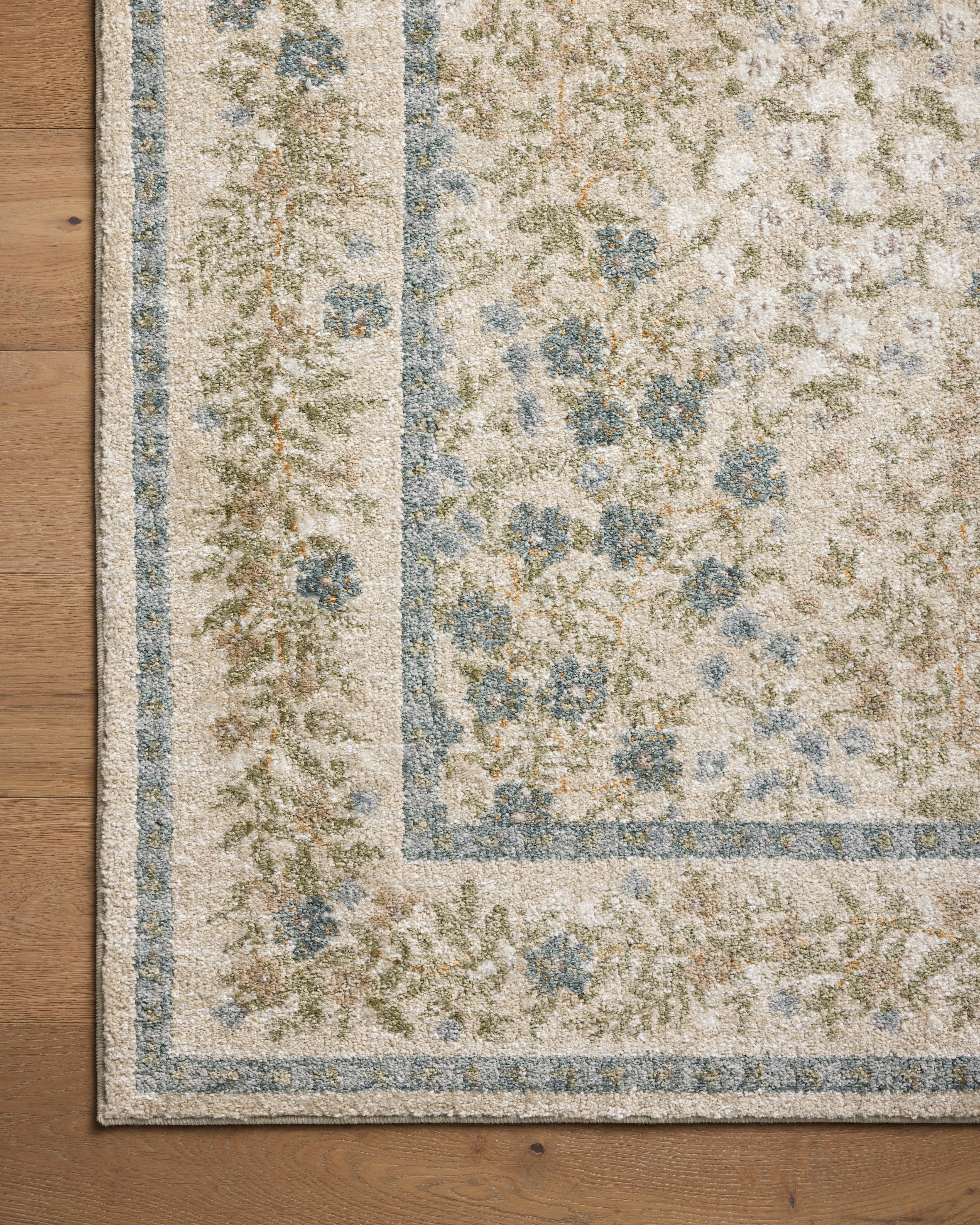 Rifle Paper Co. x Loloi Laurel Wildwood Garden Cream Rug 0-RUGS-patterned Loloi