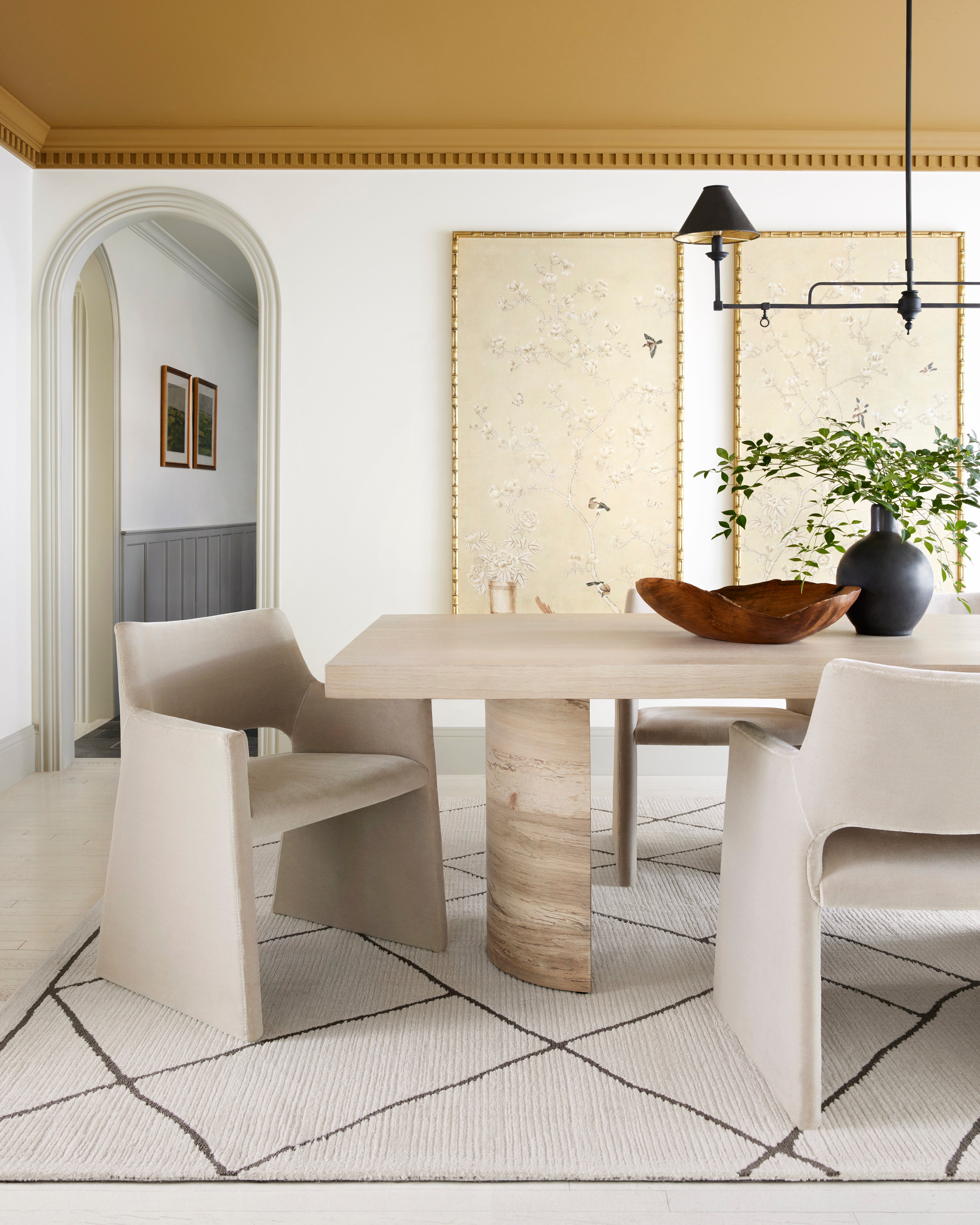 Magnolia Home by Joanna Gaines x Loloi Logan Ivory / Charcoal Rug 0-RUGS-patterned Loloi