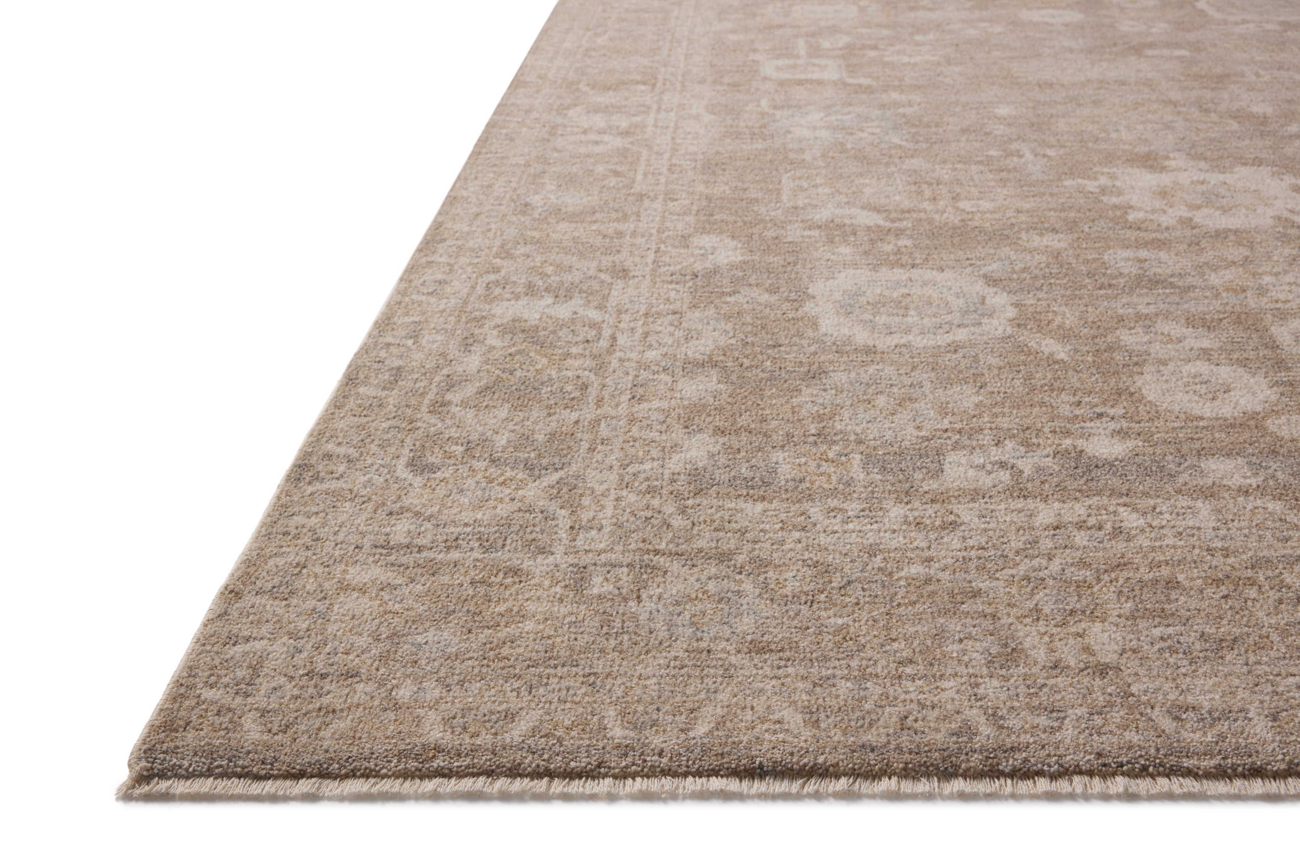 OVERSTOCK ITEM - Loloi Louisa Taupe / Ivory Rug - 5'3" x 7'6" IN STORE - Sale Rug Loloi