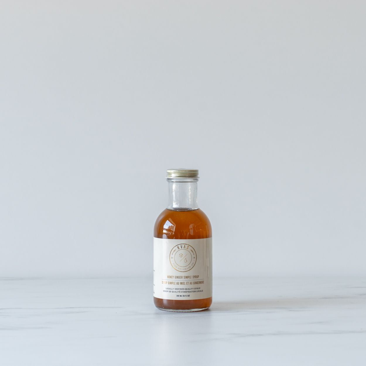 Kvas Simple Syrup - Honey Ginger drink mix Kvas Fine Beverage Co.