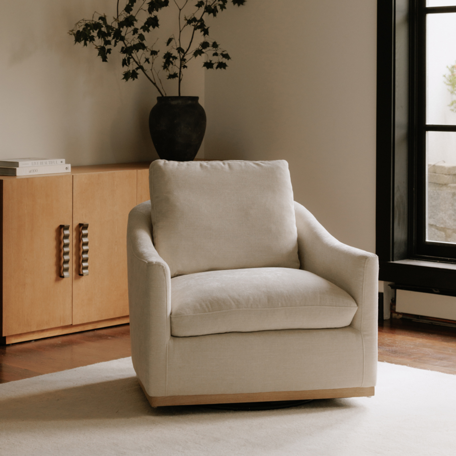 Lennyn Swivel Chair 0- FURNITURE - chair Moe's Furniture