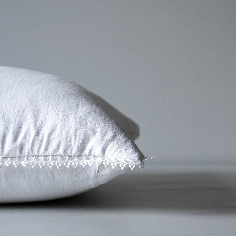 Lillian Linen Pillow Cover 1 - PILLOWS - linen - neutral Rug & Weave Pillows