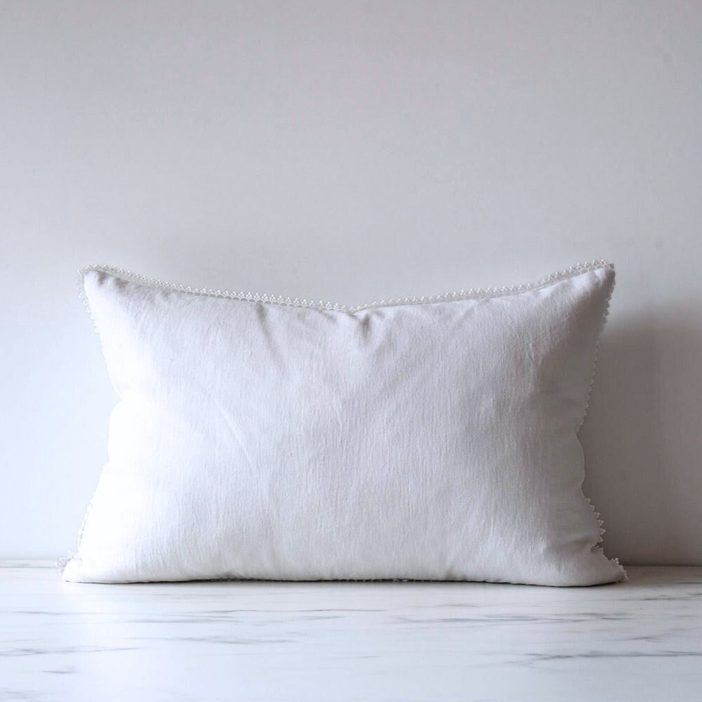 Lillian Linen Pillow Cover 1 - PILLOWS - linen - neutral Rug & Weave Pillows