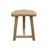 Lyla Reclaimed Stool - Natural 5-VINTAGE - stool Hauer Market