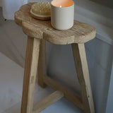 Lyla Reclaimed Stool - Natural 5-VINTAGE - stool Hauer Market