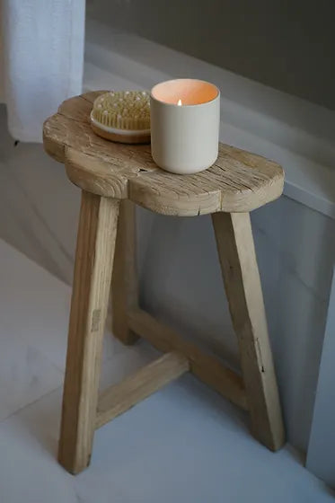 Lyla Reclaimed Stool - Natural 5-VINTAGE - stool Hauer Market