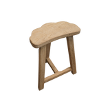 Lyla Reclaimed Stool - Natural 5-VINTAGE - stool Hauer Market
