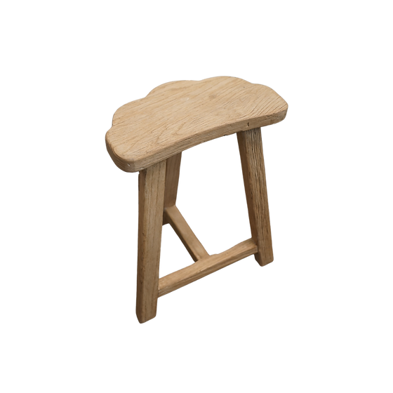 Lyla Reclaimed Stool - Natural 5-VINTAGE - stool Hauer Market