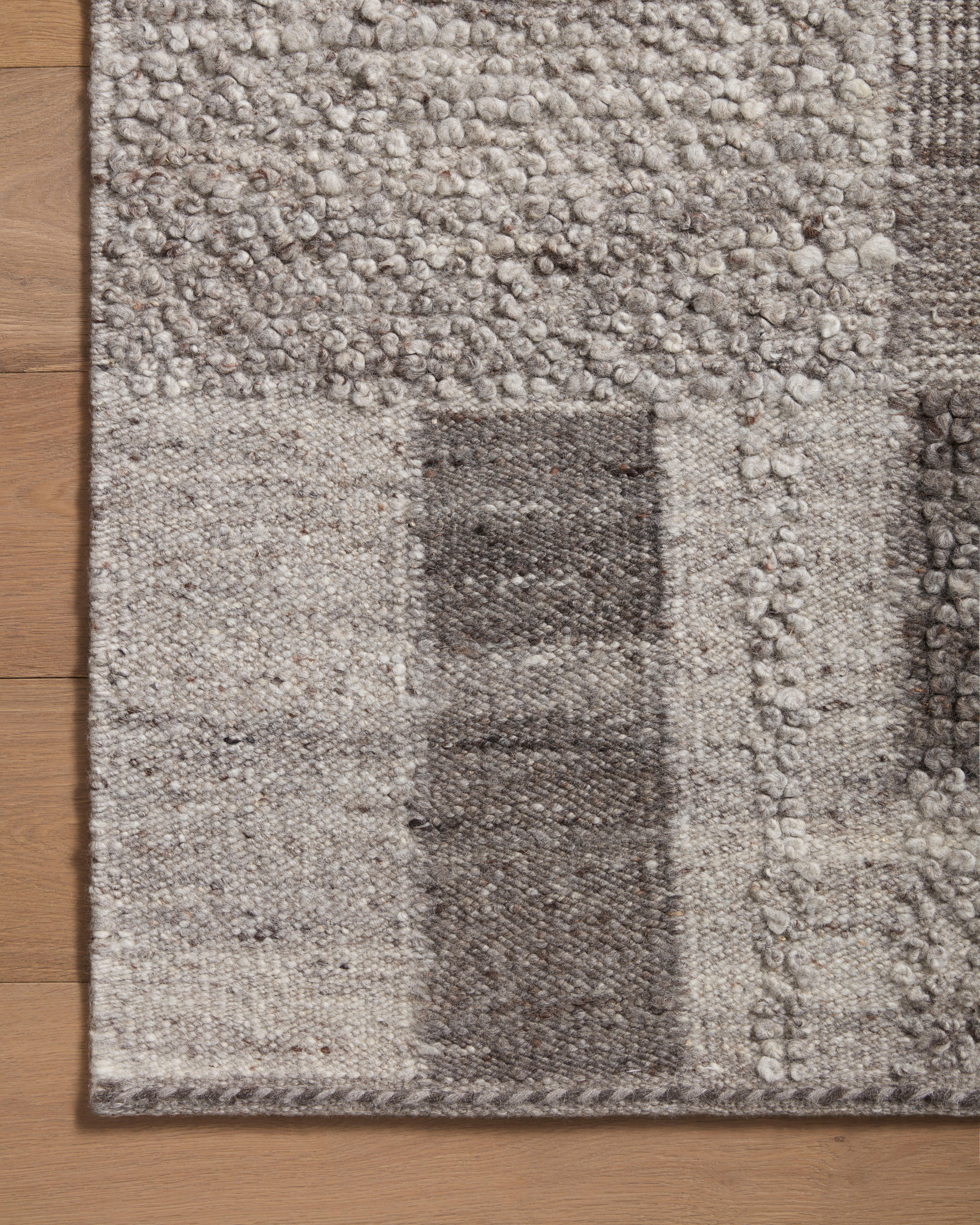 Loloi Manfred Charcoal / Dove Rug 1-natural fibre rugs Loloi
