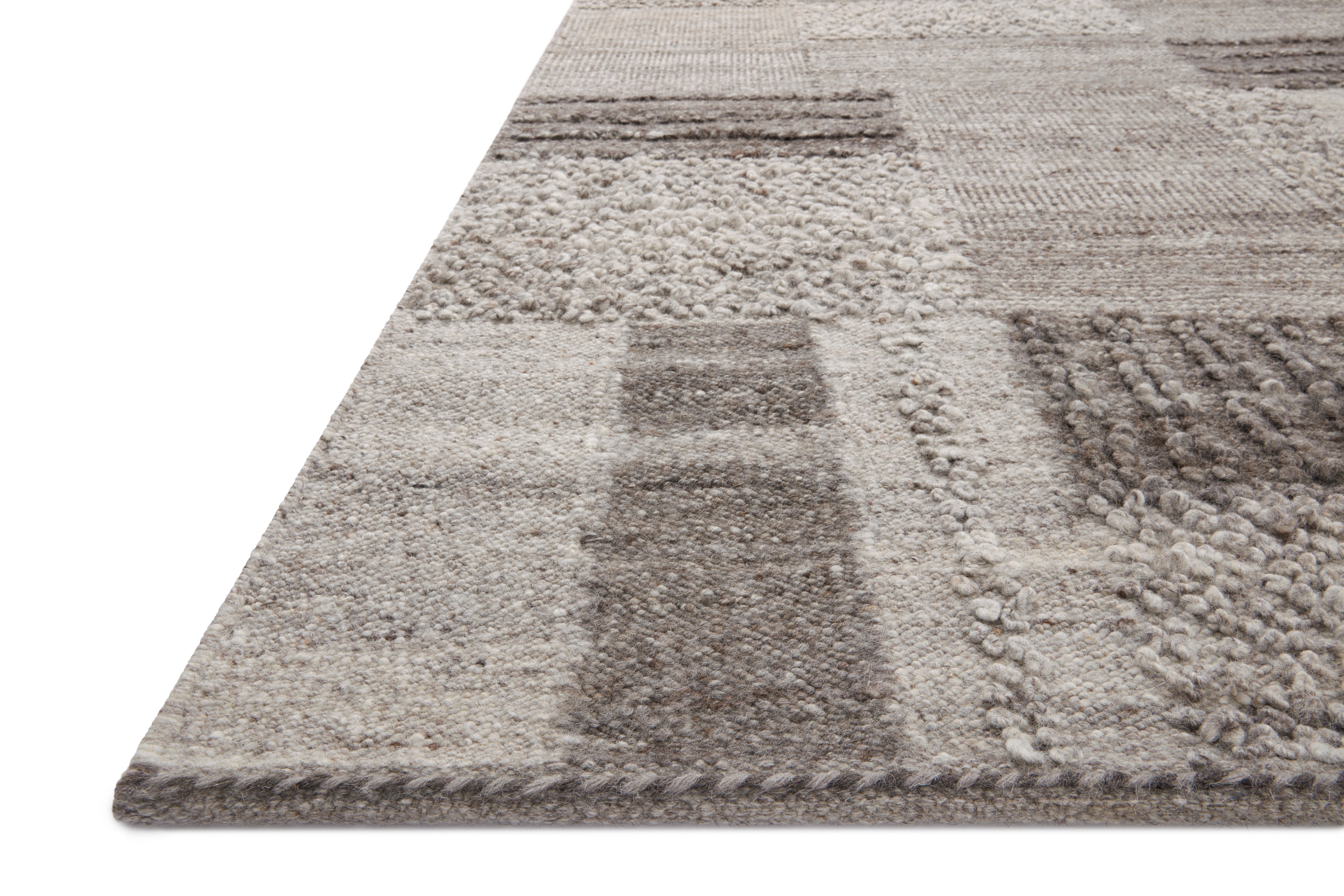 Loloi Manfred Charcoal / Dove Rug 1-natural fibre rugs Loloi