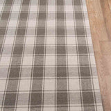 Marlby Tartan Grey Rug 0-rugs-wool Momeni