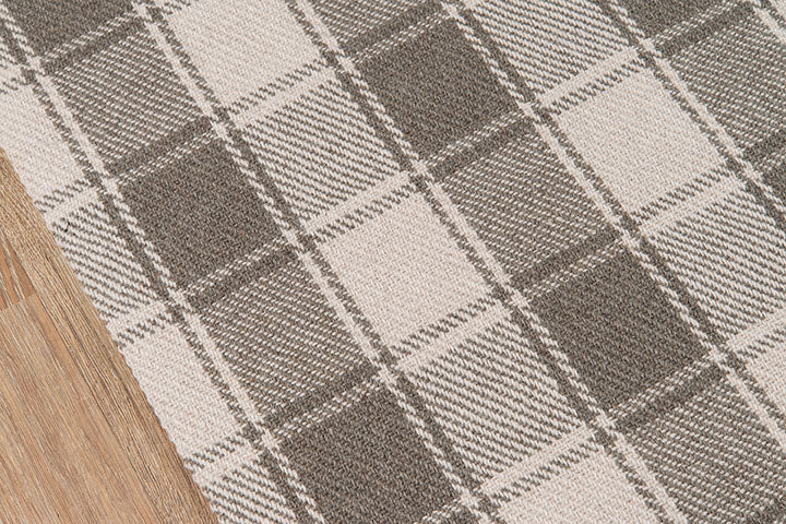 Marlby Tartan Grey Rug 0-rugs-wool Momeni