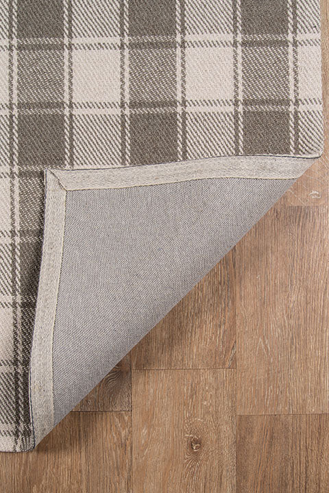 Marlby Tartan Grey Rug 0-rugs-wool Momeni