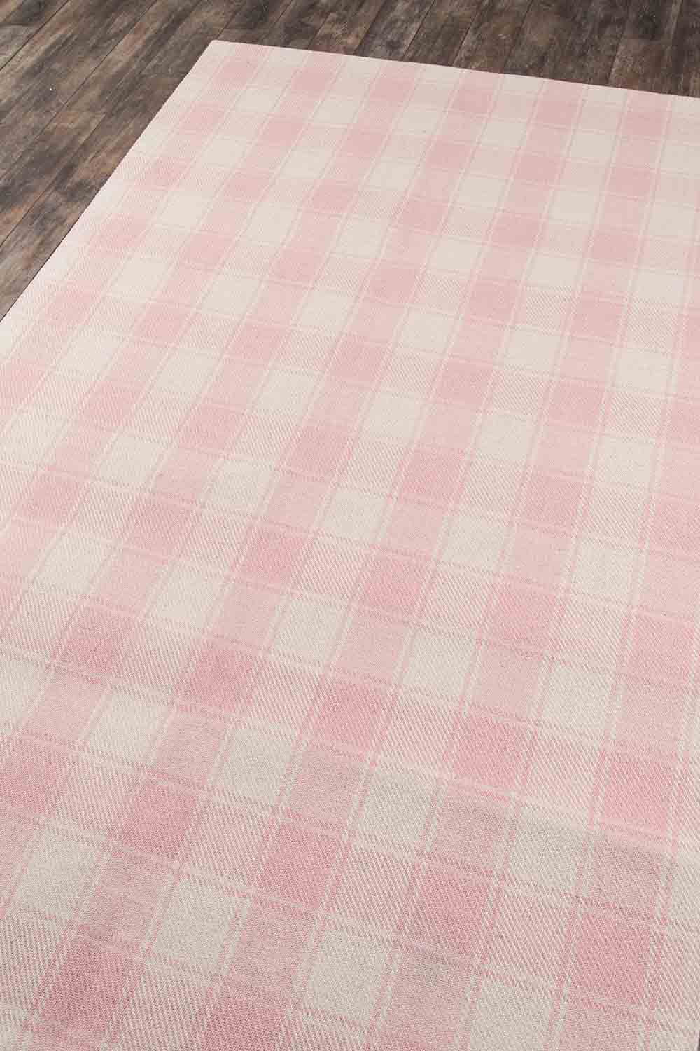 Marlby Tartan Pink Rug 0-rugs-wool Momeni