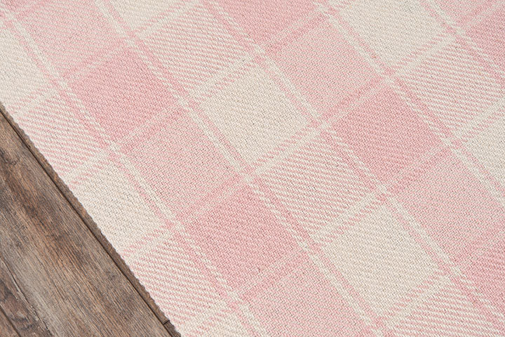 Marlby Tartan Pink Rug 0-rugs-wool Momeni