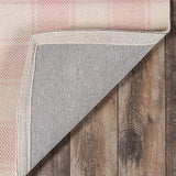 Marlby Tartan Pink Rug 0-rugs-wool Momeni