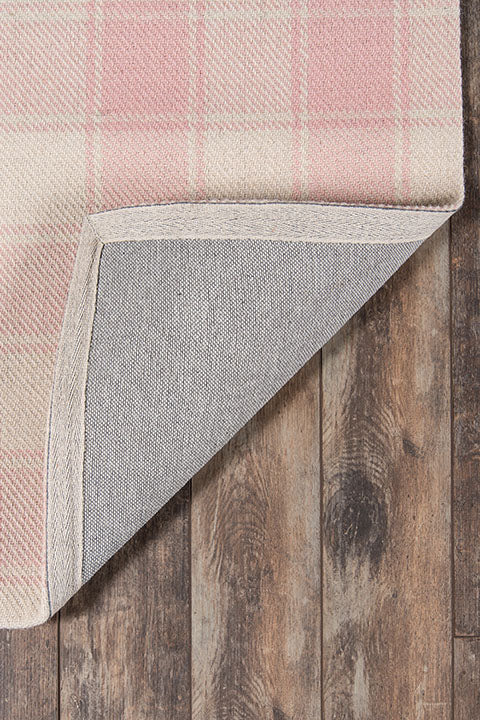 Marlby Tartan Pink Rug 0-rugs-wool Momeni