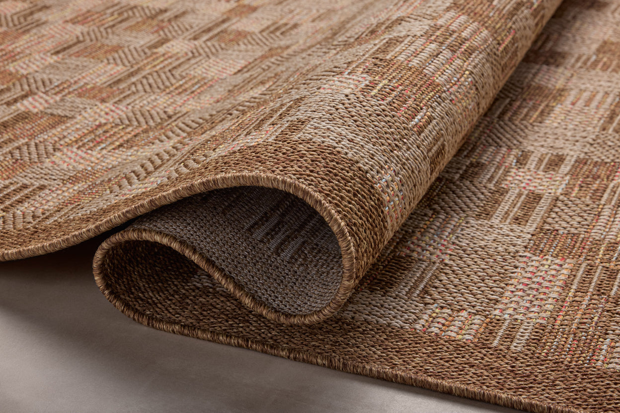 Loloi Merrick Chestnut / Fiesta Rug 5-Rugs - indoor/outdoor Loloi