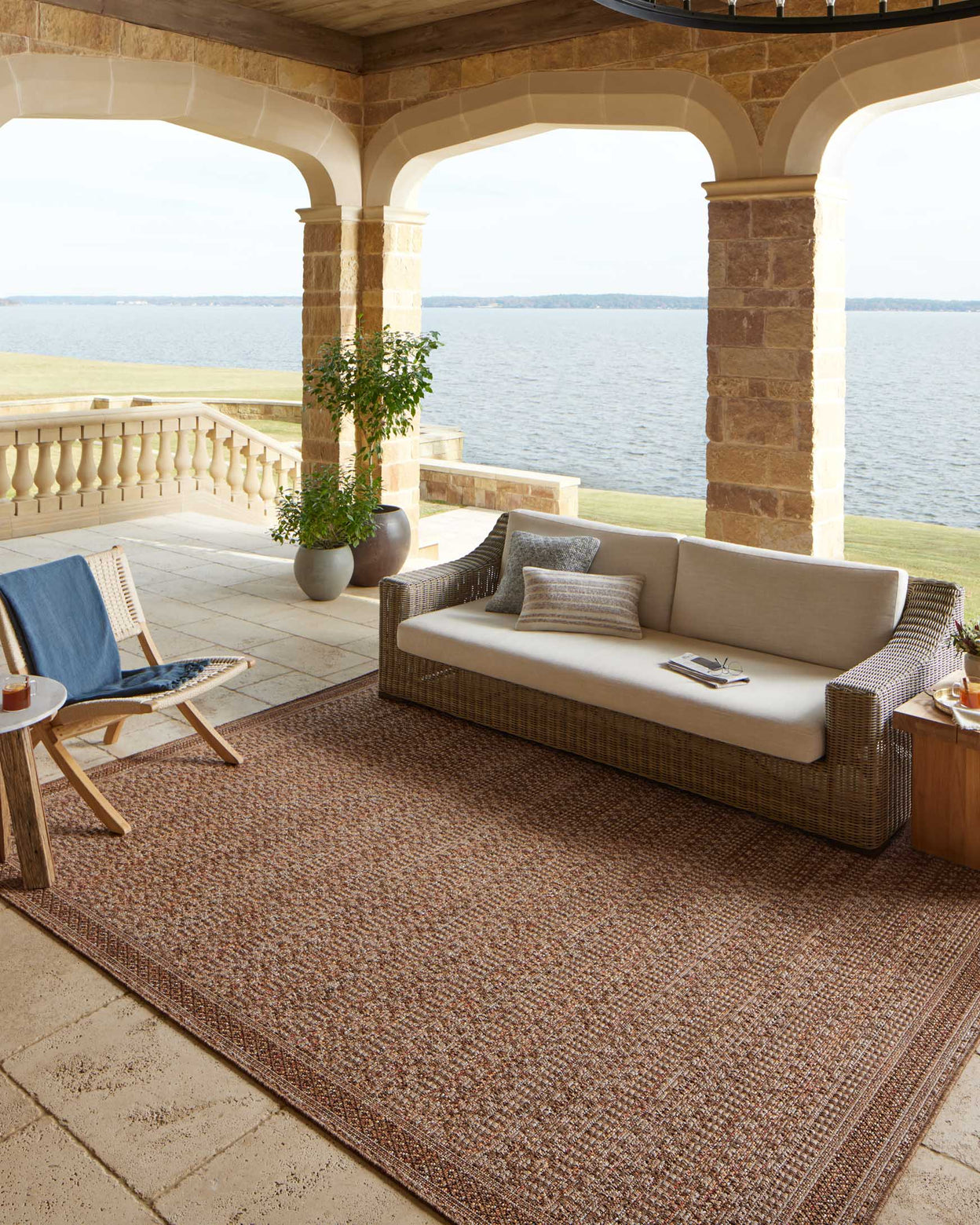 Loloi Merrick Natural / Fiesta Rug 5-Rugs - indoor/outdoor Loloi