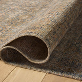Amber Lewis x Loloi Molly Denim / Gold Rug 0-RUGS-patterned Loloi