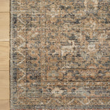 Amber Lewis x Loloi Molly Denim / Gold Rug 0-RUGS-patterned Loloi